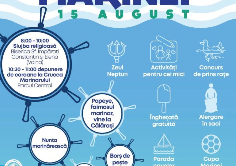 Ziua Marinei la Călărași | 15 august 2025