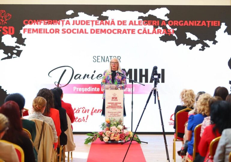 🌹 Daniela Mihai, aleasă președinta Organizației Femeilor Social-Democrate Călărași