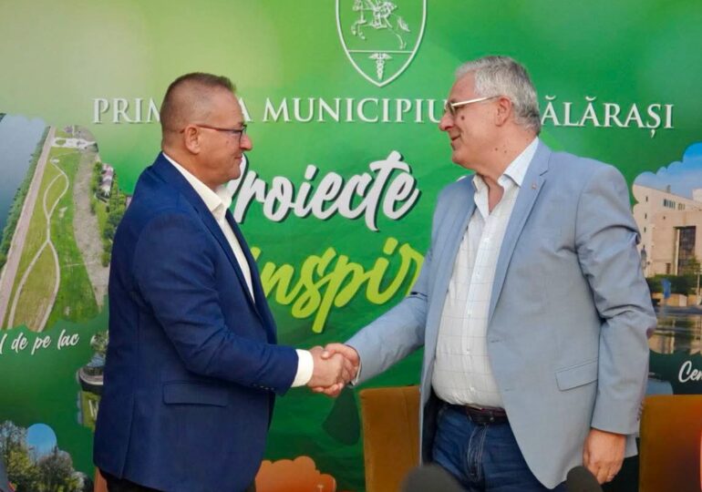 Primăria Municipiului Călărași anunță semnarea oficială a contractelor de finanțare nerambursabilă pentru două proiecte majore de dezvoltare locală