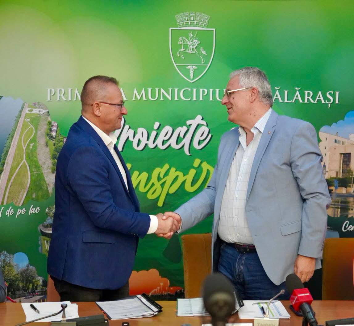 Primăria Municipiului Călărași anunță semnarea oficială a contractelor de finanțare nerambursabilă pentru două proiecte majore de dezvoltare locală