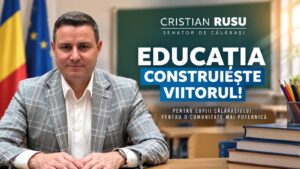 Cristian Rusu pune presiune pe administrațiile din Călărași: „Nu mai este suficient să spunem că educația este o prioritate. Arătați rezultatele!”