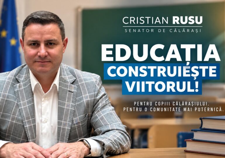 Cristian Rusu pune presiune pe administrațiile din Călărași: „Nu mai este suficient să spunem că educația este o prioritate. Arătați rezultatele!”